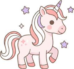 Icon Ai 2026 07 05T164505950Z Unicorn Full Body Star Bright Kawaii Label Art V2 1024