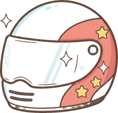 Icon Ai 2026 07 05T164718872Z Racing Helmet Star Bright Kawaii Label Art V1 1024