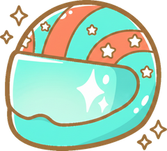 Icon Ai 2026 07 05T164718872Z Racing Helmet Star Bright Kawaii Label Art V2 1024