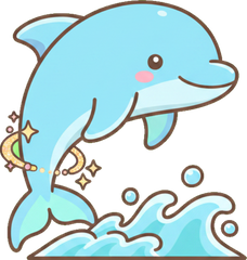 Icon Ai 2026 07 05T164247033Z Mermaid Dolphin Splash Bright Kawaii Label Art V2 1024