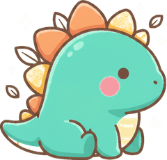 Icon Ai 2026 07 05T161910399Z Sc Dino Stegosaurus Bright Kawaii Dino Label Art V2 1024