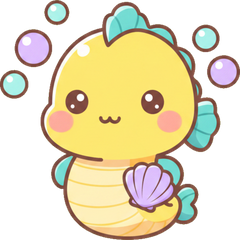 Icon Ai 2026 07 05T164247033Z Mermaid Seahorse Friend Bright Kawaii Label Art V1 1024
