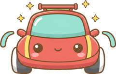 Icon Ai 2026 07 05T164718872Z Racing Car Bright Bright Kawaii Label Art V1 1024