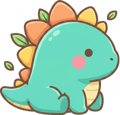 Icon Ai 2026 07 05T161910399Z Sc Dino Stegosaurus Bright Kawaii Dino Label Art V2 1024